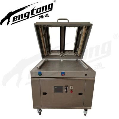 Автоматична велика однокамерна вакуумна пакувальна машина з прозорою кришкою